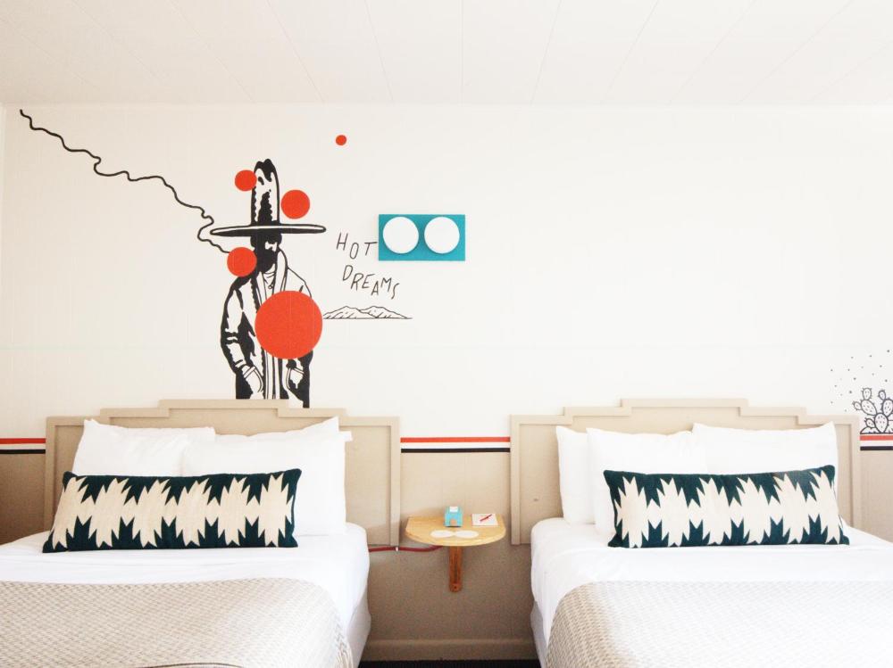 Double Room with Two Double Beds (Not Pet-Friendly) interior